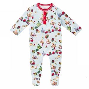 NWT Mud Pie Blue Toyland Baby Sleeper (0-3 months)